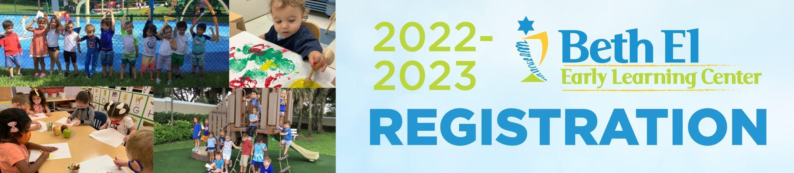 2023 Registration Beth El Early Learning Center Boca Raton, FL